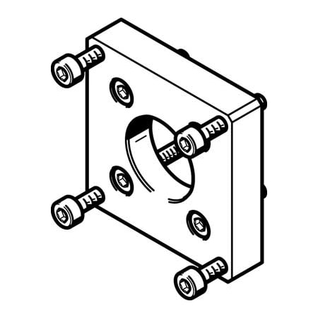 Festo Motor Flange EAMF-A-28B-40A EAMF-A-28B-40A